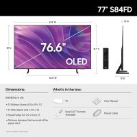 Samsung 77-Inch Class OLED S84F Series Samsung Vision AI Smart TV (2025 Model, 77S84F) NQ4 AI Gen2 Processor, 4K AI Upscaling, OLED HDR, Pantone Validated, Motion Xcelerator 120Hz - Image 2