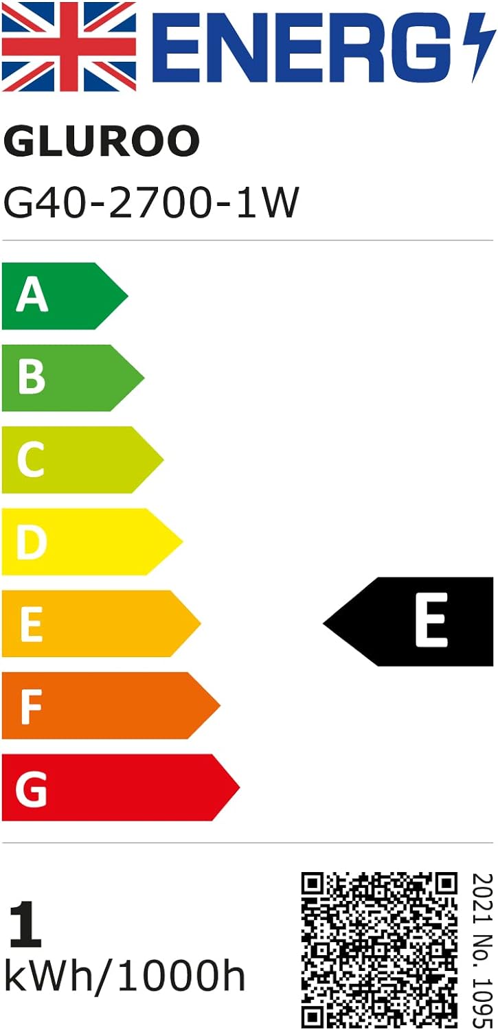 GLUROO 120FT Outdoor String Lights, G40 LED Patio Lights with 64pcs Bulbs, Waterproof Shatterproof Dimmable Globe Hanging Outdoor Cafe Bistro Porch Outside Light, 2Packs * 60ft - Image 10