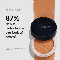 bareMinerals Original Matte Loose Powder Foundation SPF 15, Clean Mineral Powder Face Makeup, Sheer-to-Full Coverage, Reduces Shine, Talc-Free, Non-Comedogenic, Vegan - Image 6