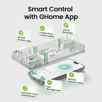 GHome Smart Fingerprint Door Lock, 3 in 1 Smart Fingerprint Door Knob with App Control & Key, Auto Lock, Biometric Door Knobs with Lock for Bedroom, Garage, Home & Office - Image 7