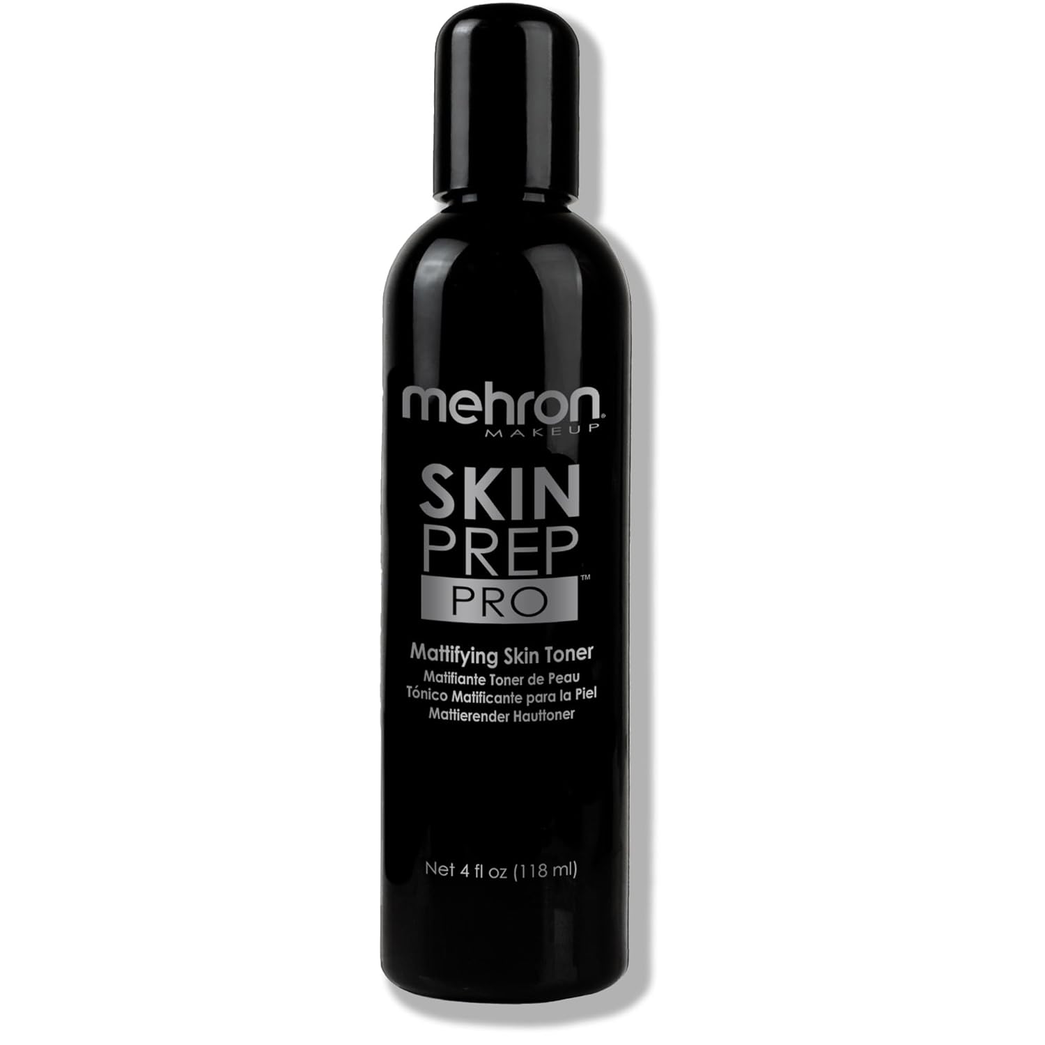 Mehron Makeup Skin Prep Pro Mattifying Skin Toner | Long Lasting Pre-Makeup Primer 4 fl oz (120 ml)