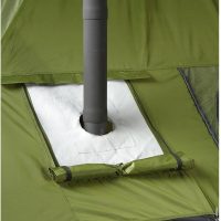 Guide Gear Outdoor Wood Burning Stove; Portable with Chimney Pipe for Cooking and Camping - Image 6