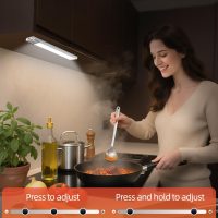 Under Cabinet Motion Sensor Lighting: Dimmable Rechargeable Lights Indoor - Battery Operated Lights - Undercabinet Wireless Closet Light Magnetic Led Light for Kitchen Home Bathroom Counter 5 Pack - Image 3