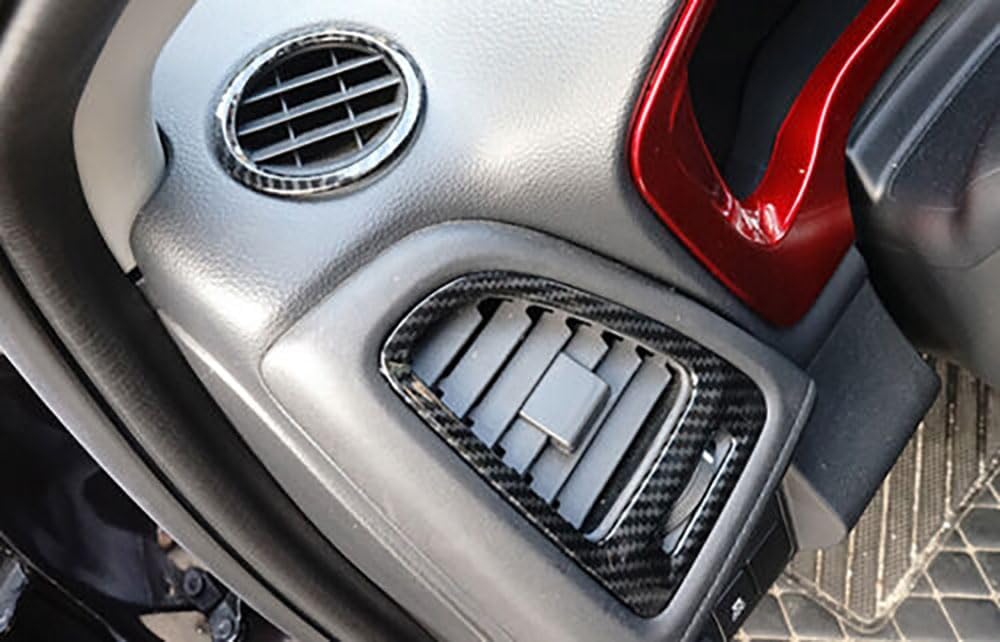 Car Accessories Fit for Honda HR-V HRV 2016-2022 ABS Carbon Fiber Interior Central Side Dashboard Air Vent Outlet Cover Trim 5PCS Set - Image 4