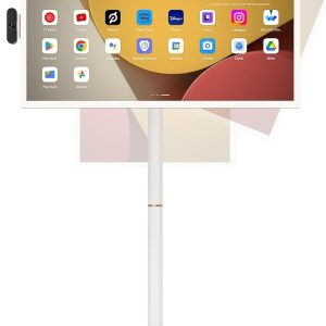 ApoloSign 32'' UHD 4K Smart Portable TV 2nd Gen, 16(8+8) GB RAM+256GB, Android 15, EDLA-Certified, Portable Touch Screen Monitor, Built-in 15000mAh Battery, Full Swivel Rotation, Voice Remote Control
