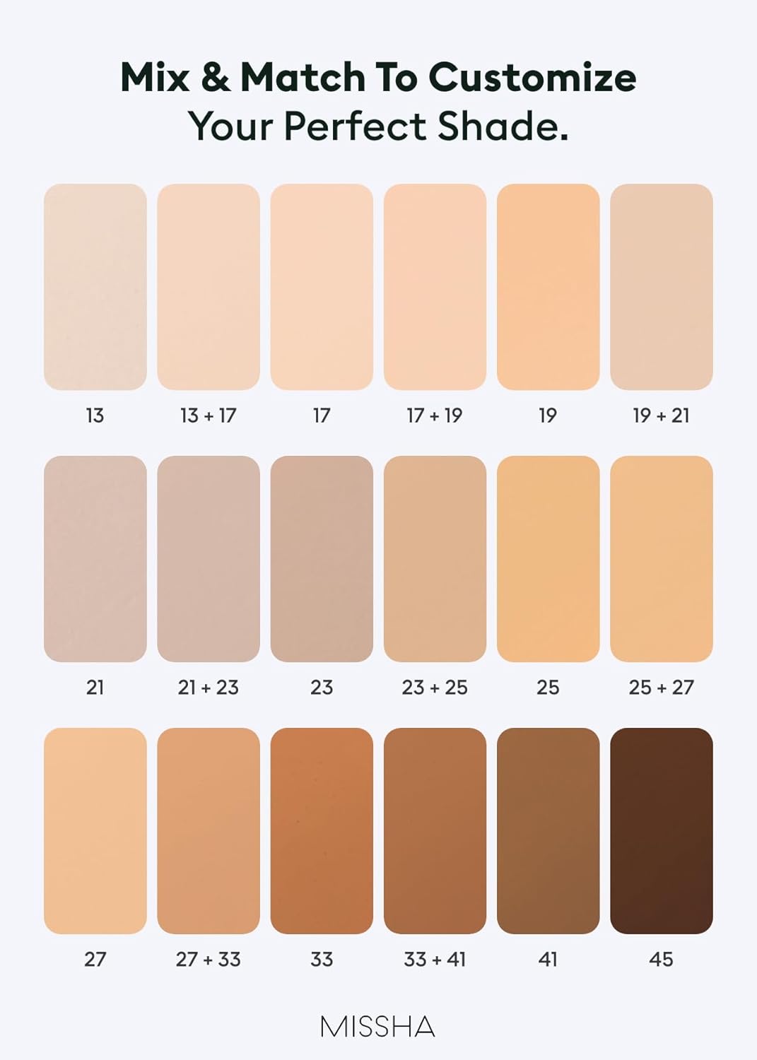 MISSHA M PERFECT COVER SERUM BB CREAM No.21 Light Beige - Light with Cool Undertone, BB Cream by Cardi B Pick, Skin Tint, Tinted Moisturizer, Skin Care Foundation Makeup, Korean Makeup,1.18 Fl oz - Image 8