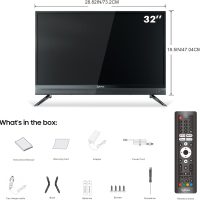 SYLVOX Smart RV TV, 32" 12V TV for RV Camper 1080P DC/AC Powered Television, Support Google, Download APPs, Bluetooth WiFi, Smart TVs for Home Car Campervan Truck - Image 10