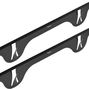 TrueGem Stove Gap Covers - 23.4", Black, Stainless Steel