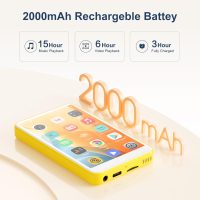 80GB MP3 Player with Bluetooth and WiFi, Mp3 & Mp4 Music Player with Spotify, Amazon Music, Deezer, Audible, 4.0" IPS Touch Screen Android Player with Speaker, FM Radio, Up to 512GB (Yellow) - Image 5