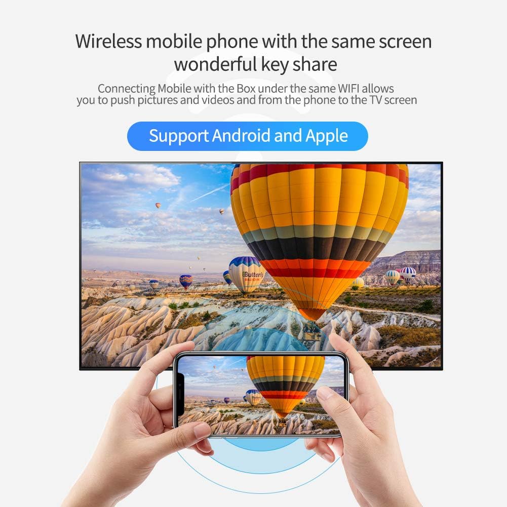 Android tv Box 10.0, H616 Quad-core 4GB RAM 128GB ROM Smart Android Box,Support 6K,3D,2.4G/5.0GHz Dual WiFi,10/100M Ethernet,Bluetooth 5.0,HDMI 2.0,H.265 Media Player - Image 5