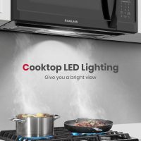 GASLAND Over the Stove Microwave 30 Inch, 1.9 Cu.ft. Over the Range Microwave with 11 Power Levels, One Touch Cooking, 400 CFM,1000W, LED, Turntable, Sensor Cook, Over Stove Microwave Oven, Black - Image 5