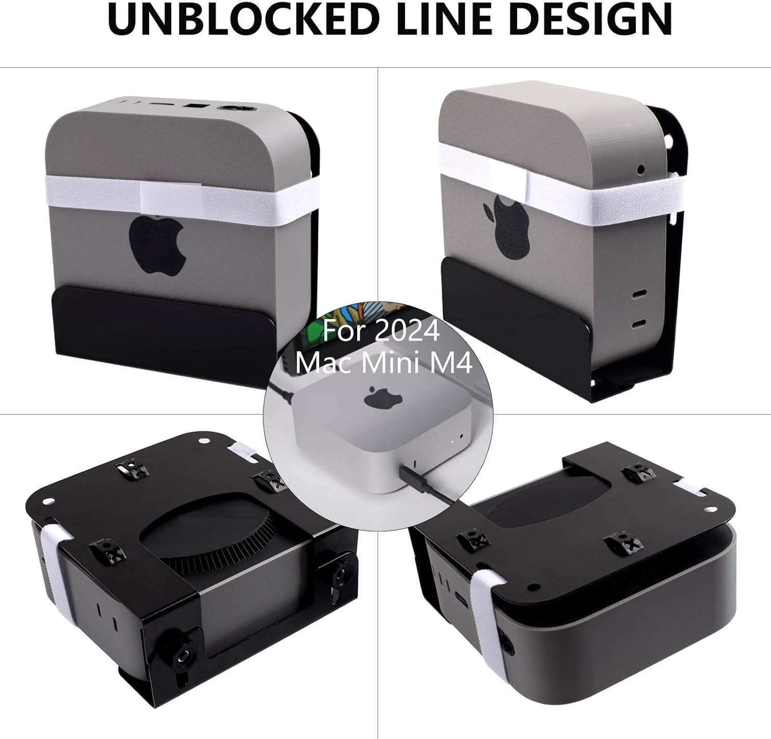 Cable Box Mount Modem Adjustable Wall Mount for Most Narrow Media Players Compatible with Roku, Router, Fire TV, Mac mini, Beelink, Cable Box, and Other Streaming Media Players - Image 7