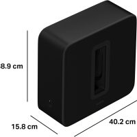 Sonos Sub 4 - Wireless Subwoofer - Black - Image 3