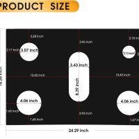 Stove Top Covers For Samsung Gas Range Burners Stove Guard Cover Reusable Washable Keep Stove Clean Stove Liners Stove Mat Non-Stick Mat Gas Stove Protectors 2 Pcs - Image 2