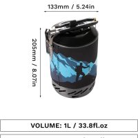 Fire-Maple Fixed Star X2 Backpacking and Camping Stove System Outdoor Propane Camp Cooking Gear Portable Pot Jet Burner Set Ideal for Hiking, Trekking, Fishing, Hunting Trips and Emergency Use - Image 4