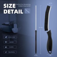 Crevice Cleaning Brushes, Cleaner Scrub Brush Tool for Hard to Reach Tight Space, Home Essentials, Cleaning Supplies for Shower, Bathroom, Kitchen, Toilet, Window - Image 7