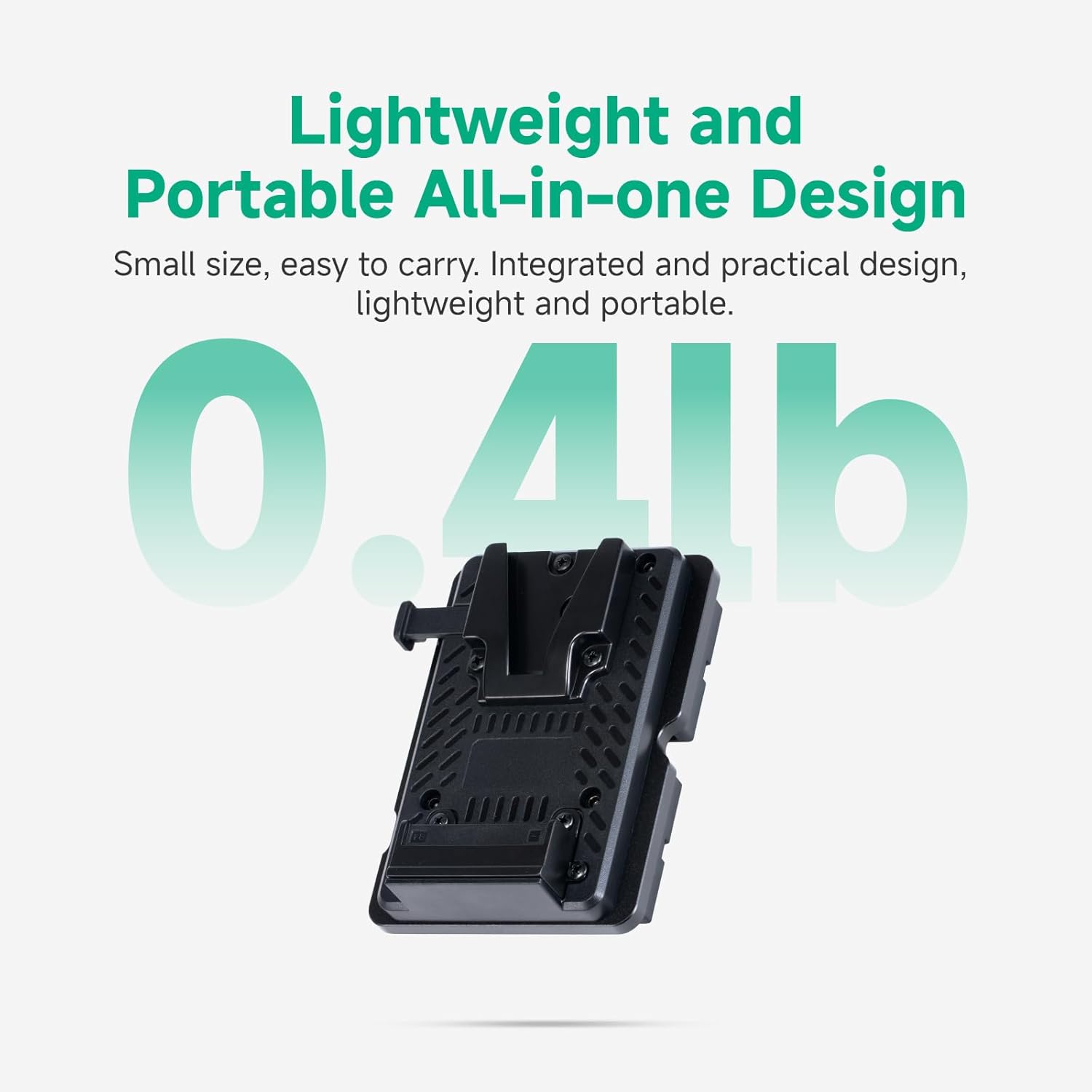 Accsoon NP-F to V-Mount Battery Adapter Plate for CineView M7 Pro/CineView M7 Camera Monitors, NP-F to V-Lock Power Adapter Converter for Powering Camera Monitor, Compatible with Most V-Mount Battery - Image 4