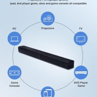 2 in 1 Separable Sound Bar for Smart TV, 2.2 Channel 32Inch Bluetooth 5.0 TV Speaker for Surround Sound System, Built-in Dual Subwoofer, Bass Adjustable, Remote Control Included(Sound Bar) - Image 5
