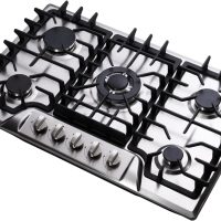 Gas Cooktop 30 Inch, Built-in 5 Burners Gas Stovetop Stainless Steel LPG/NG Convertible Gas Stove Dual Fuel Sealed Gas Cooktop - Image 6