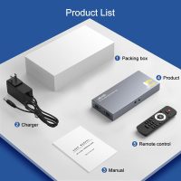 HDMI Video Wall Controller 2X2,4K x 2K HD Display,180 Degree Rotate, 8 Splicing Modes 2x2,1x2,1x3,1x4,2x1,3x1,4x1, Input 4K and Output 1080P, Streaming Media Video Device - Image 6