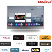 Soulaca 23.8 (24) inches Smart webOS Mirror TV for Bathroom Waterproof WiFi Bluetooth ATSC Tuner Voice Control Built-in Alexa AI WiFi Capacity New Model - Image 3