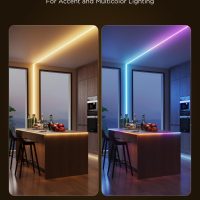 Govee COB LED Strip Light Pro, LED Lights for Bedroom Compatible with Alexa, Google Assistant and Matter, RGBICW Light with Warm White, Smart Strip Light, LED Lights for Bedroom, Color Changing, 9.8ft - Image 3