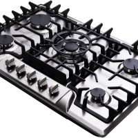 Gas Cooktop 30 Inch, Built-in 5 Burners Gas Stovetop Stainless Steel LPG/NG Convertible Gas Stove Dual Fuel Sealed Gas Cooktop - Image 5