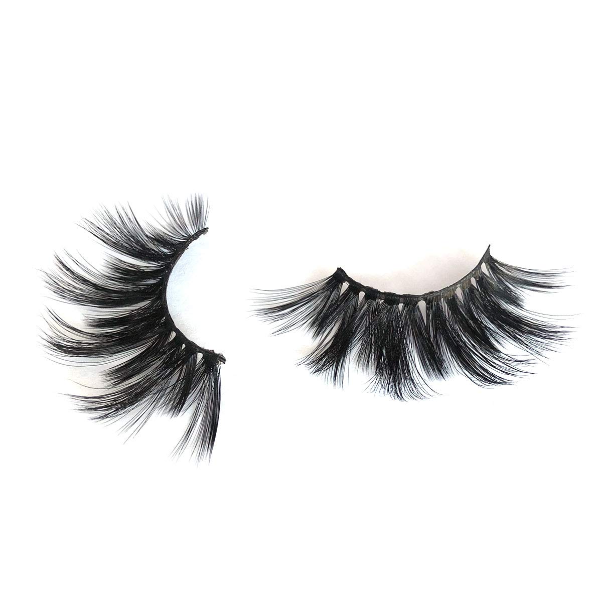MIKIWI 25mm Lashes, Dramatic 6D Faux Mink Lashes, Fluffy Volume Eyelashes, Thick Crossed Lashes, Long Faux 25mm Mink Lashes (6D4-05) - Image 7