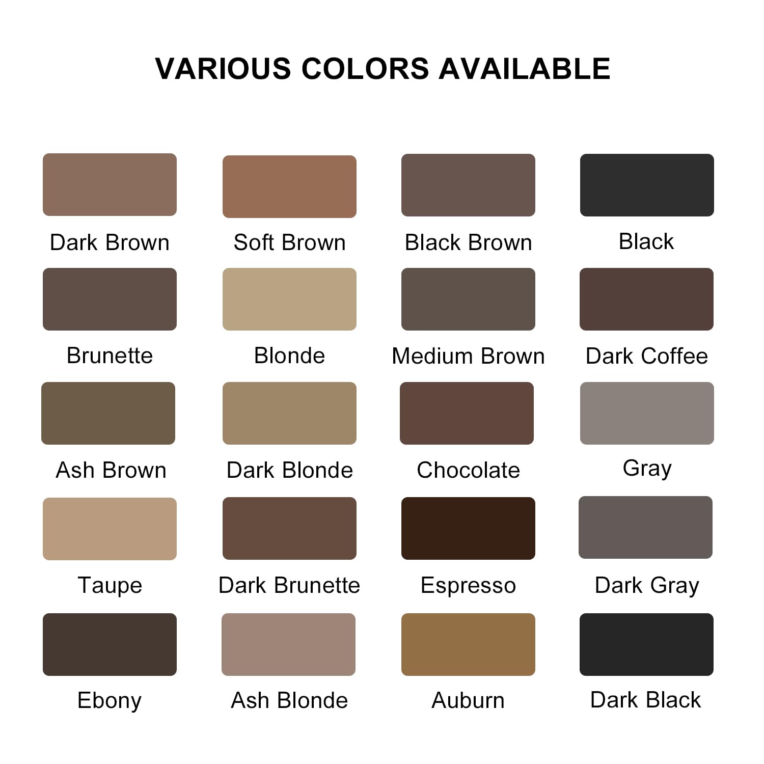 LAVONE Makeup Kit With Eyebrow Stamp Pencil, Waterproof Brow Pencil & Pomade, Eyeliner, Dual-ended Eyebrow Brush, Dark Brown - Image 2