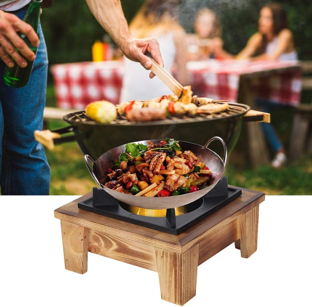 Jerliflyer Alcohol Wood Stove,Japanese Portable Stove Belly Stove for Outdoor Picnic for Soup Pot Roasting Pan Kettle - Image 7