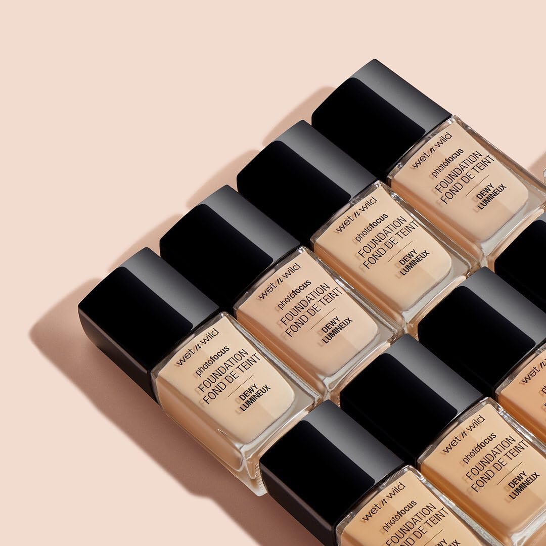wet n wild Photo Focus Dewy Liquid Foundation Makeup, Soft Beige (Packaging May vary) - Image 8