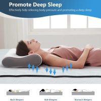 FDW 6 Inch King Mattress,Hybrid Mattress Memory Foam & Innerspring, Premium Foam Mattress,Pressure Relief,CertiPUR-US Certified,Medium Firm,White - Image 7