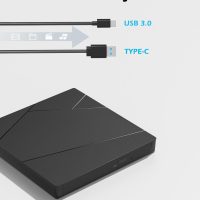 External Blu-ray Drive, External Blueray/DVD Drive for PC External Bluray Burner with Extension Data Cable USB 3.0 Type-C Compatible with Windows/MacOS/Linux Laptop Desktop - Image 6