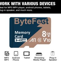 10 Pack Memory Card 8GB Class 10 with Adapter, A1 C10 V10, TF Memory Card for MP3 MP4 Player E-Reader Streaming Media Player Phone Tablet - Image 3