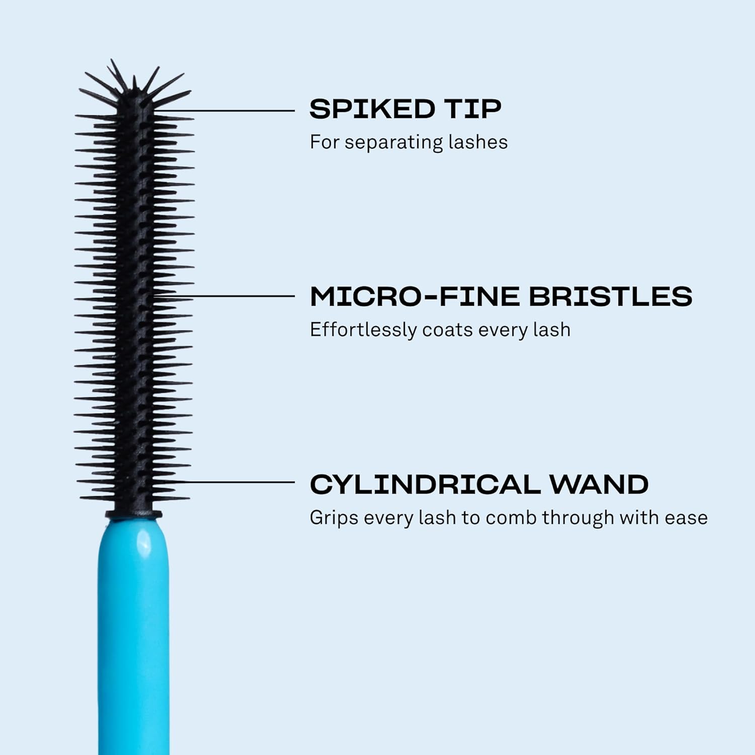 Babe Original 4 Real Mascara Black for Volume, Length, and Lift in Eyelashes, Defined & Flutterly Look, Vegan & Cruelty-Free - Image 4