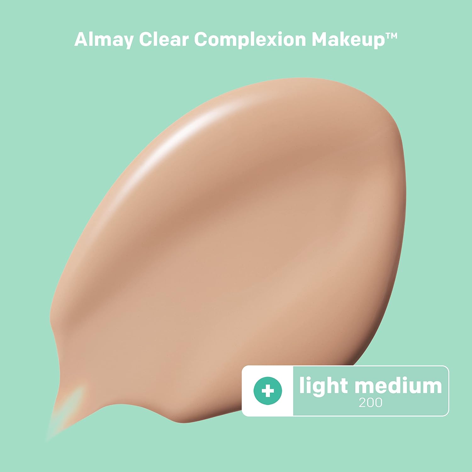 Almay Clear Complexion Acne & Blemish Spot Treatment Concealer Makeup with Salicylic Acid- for Sensitive Skin, 200 Light/Medium, 0.3 fl oz. - Image 2