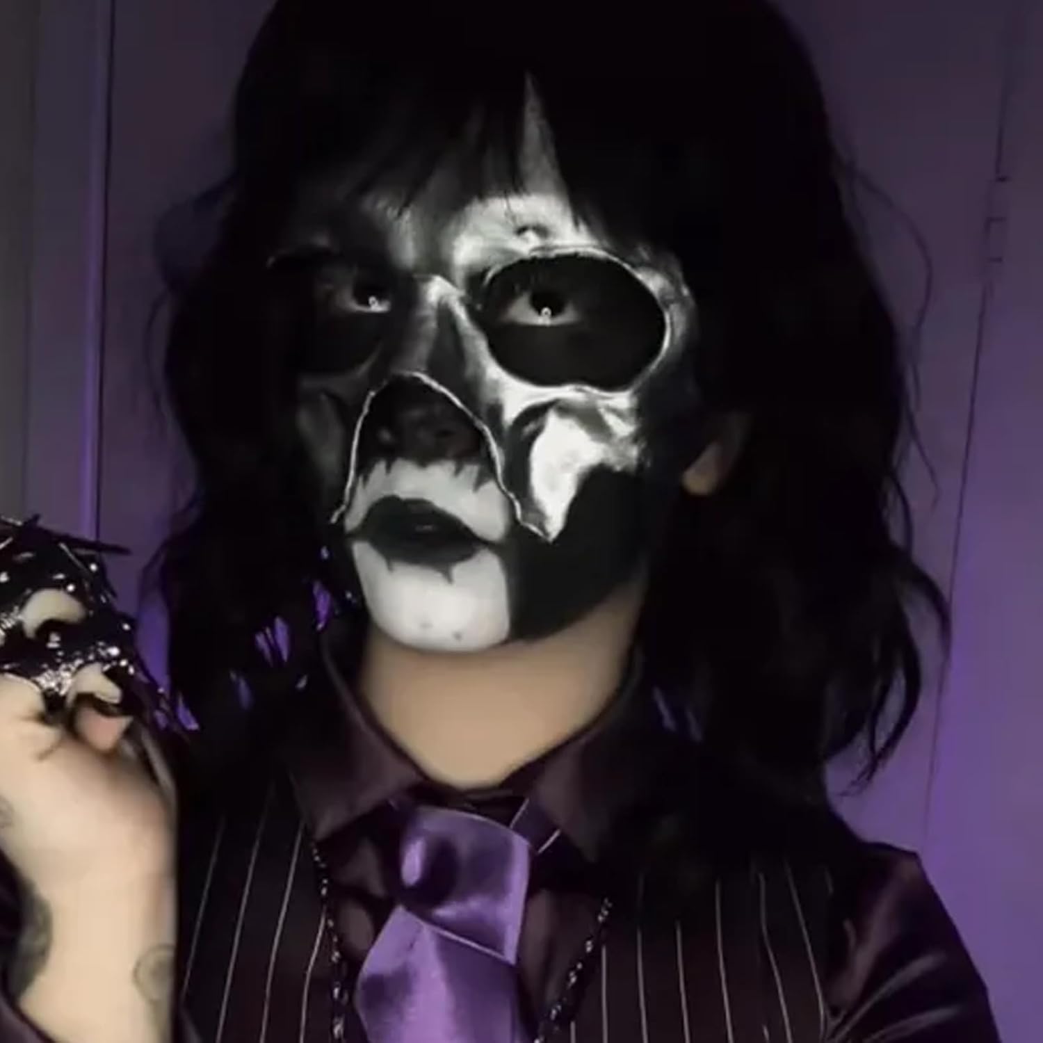 Papa V Mask,Half Adjustable Mask Cosplay,Halloween Accessory for Fans Masks - Image 6