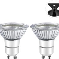 LED GU10 Range Hood Light Bulbs, LED Stove Appliance Light Bulb, Kitchen Light Replacement Halogen Light Bulb, 50W Equivalent, Warm White 3000K, 6W 550 Lm, Dimmable,Waterproof IP65 Pack of 2 - Image 2