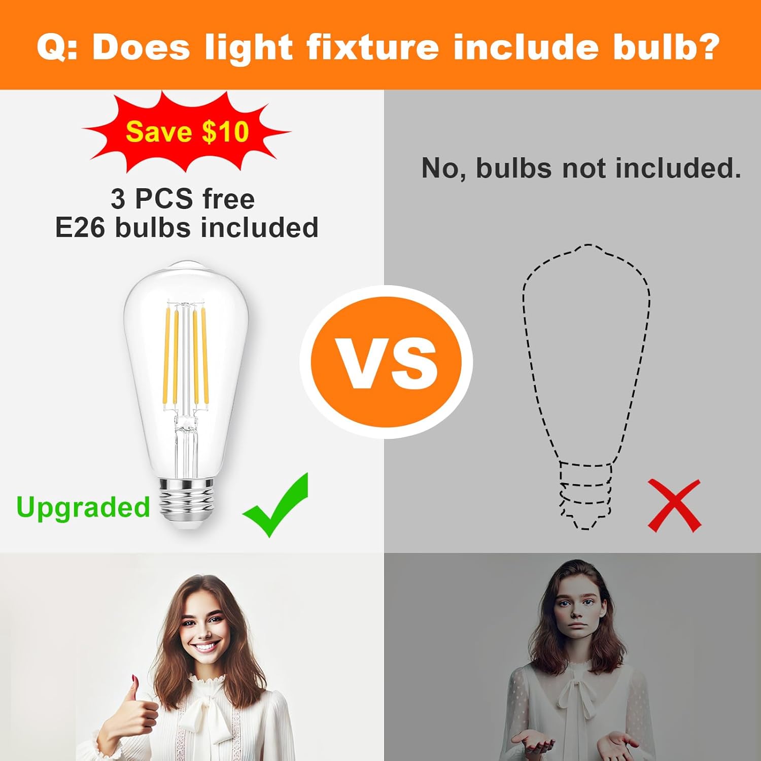 DLLT 3-Light Bathroom Light Fixtures: Black Modern Vanity Lights with 3 E26 Bulbs - Clear Glass Shade Bathroom Wall Lamp for Mirror Kitchen Living Room Hallway Cabinet Porch - Image 2