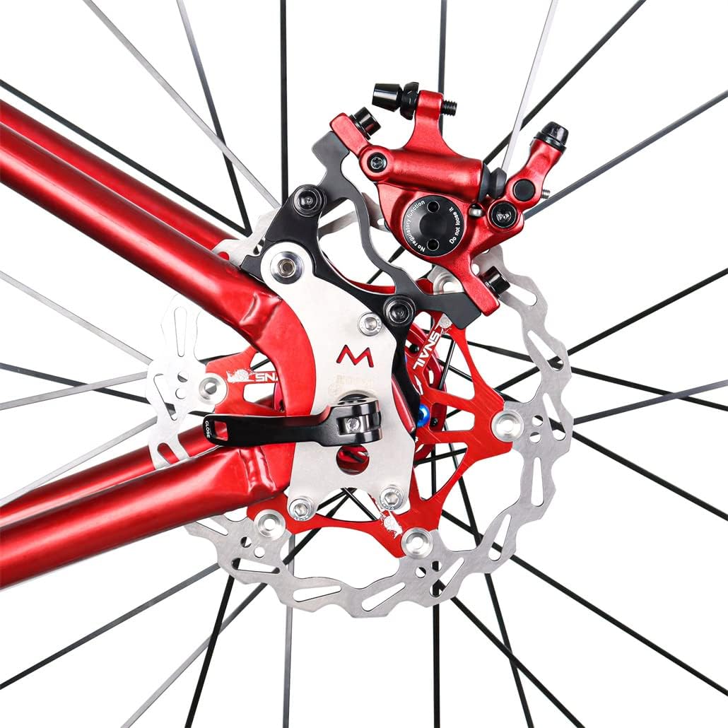 MUQZI Disc Brake Adapter, Bicycle V Brake to Disc Brake Converter Mounting Adapter Heavy Duty 160/180/203mm Rear Disc Brake Modification Accessories - Image 2