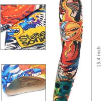 Akstore Temporary Tattoo Sleeves Set Arts Temporary Fake Slip On Tattoo Arm Sleeves Kit - Image 2