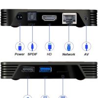 Android TV Box 11, RK3318 USB 3.0 Ultra HD 4K HDR 4GB RAM 64GB ROM 2.4G 5.8G Dual Band WiFi with BT 4.1 WiFi 100M Ethernet with Backlit Mini Keyboard Set Top TV Box - Image 5