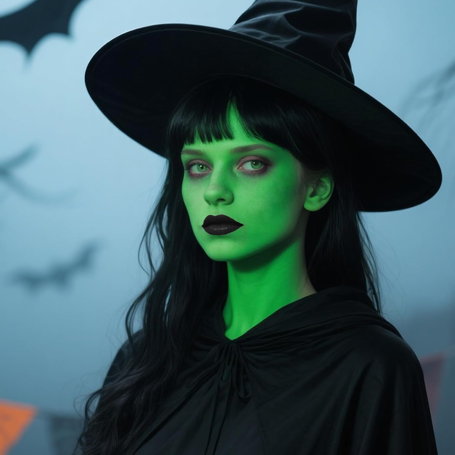 MEICOLY Green Face Body Paint Stick for Halloween SFX Cosplay Makeup,Witch Elphaba Green Face Paint, Camo Hulk Face Painting,Eye Black Stick,Waterproof Eye Black Baseball Softball Football Lacrosse - Image 3