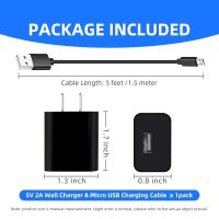 5V Micro USB Wall Charger for Roku Remote, Roku Streaming Stick, Roku Express+/ Express Plus, Roku Express 4k, Premiere Plus/Premiere+ Premiere Streaming Media Player Charging Cable Cord Replacement - Image 5