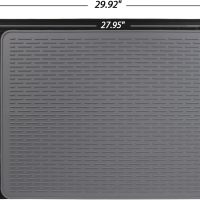 Stove Top Cover for Electric Stove - Silicone Stove Mat for Glass Top, Glass Cooktop Protector, XL Dish Drying Mats For Kitchen,Oven Covers for Electric Stove (Black,30 x 21) - Image 4