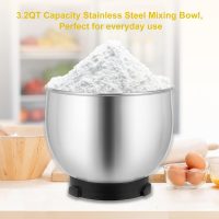 Stand Mixer, Kitchen in the box 3.2Qt Small Electric Food Mixer,6 Speeds Portable Lightweight Kitchen Mixer for Daily Use with Egg Whisk,Dough Hook,Flat Beater (Purple) - Image 7
