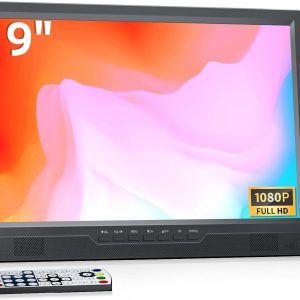 NORTHING 19.2 Inch Portable TV with Antenna, 1080P LED Small TV with HDMI Input/AV Input/USB Port, Portable Monitor with Built-in Stand, for Camping Kitchen Bedroom Patio RV Indoor Outdoor