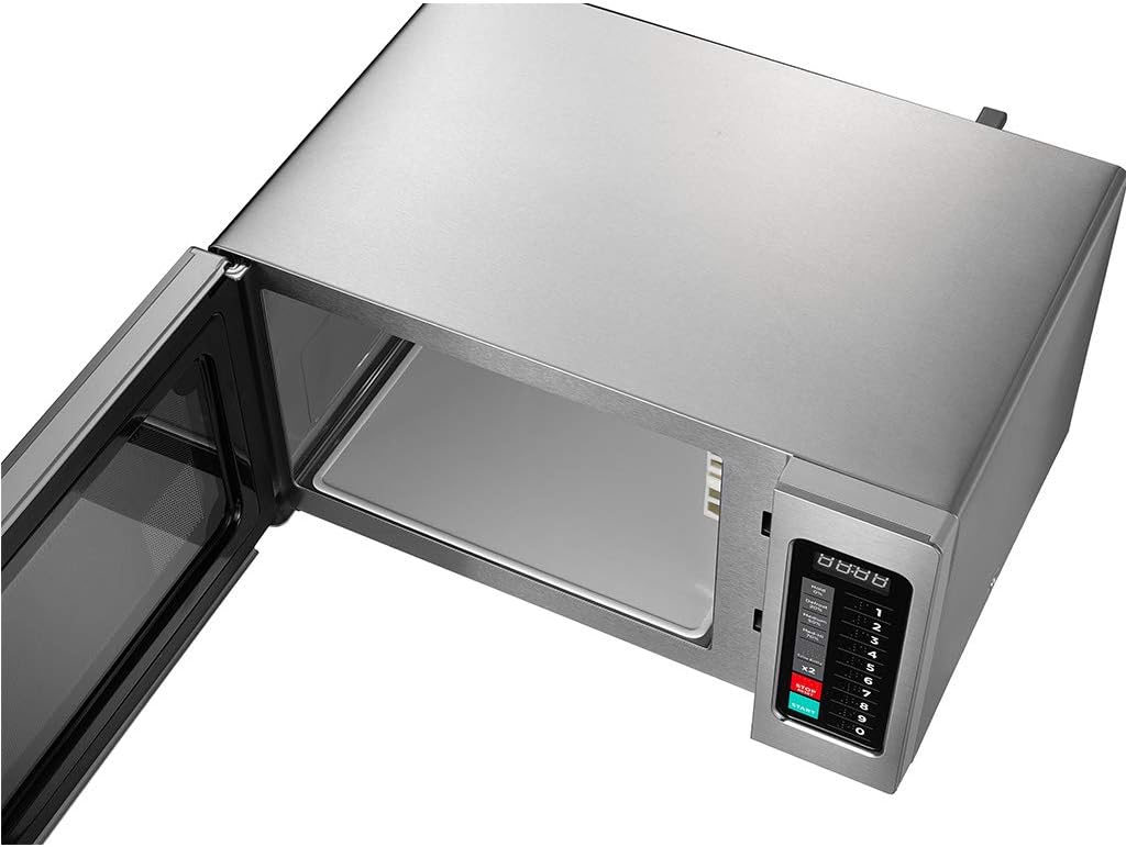 Midea Equipment 1025F1A Countertop Commercial Microwave Oven with Touch Control, 1000W, Stainless Steel.9 CuFt - Image 4