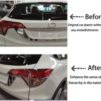 Car Accessories Fit for Honda Vezel HR-V HRV 2016-2018 ABS（Chrome） Tail Light Lamp Cover Trim Bezels 4-pc （not for Electric Version） - Image 4