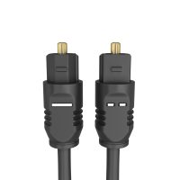 Cmple - Optical Audio Cable 6 ft Toslink Cable Slim Fiber Optic Cable Gold Plated Slim Optical Cord Digital S/PDIF Audio for Soundbar, AV Receivers, TV Sound Bar, Game Console - Image 4